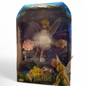 Disney Tinker Bell Doll with White and Gold Accents